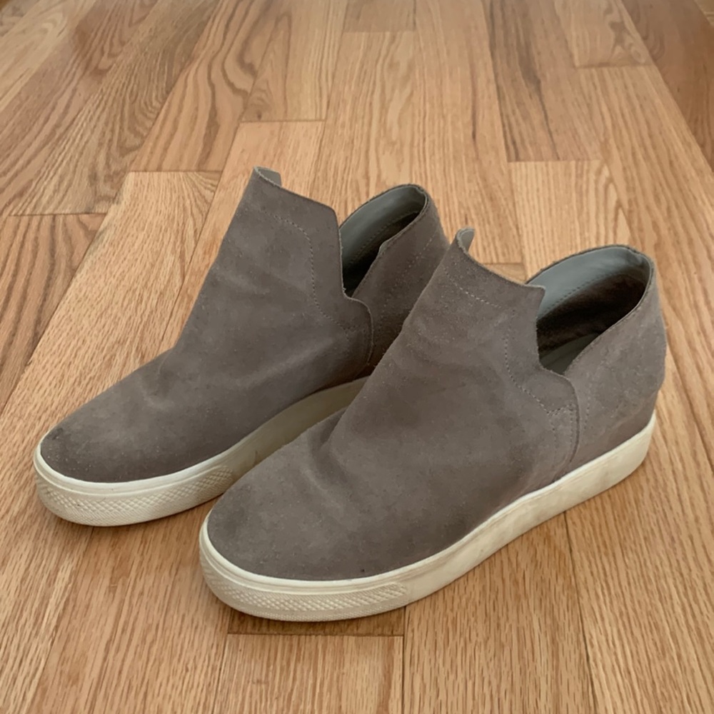 Suede Steve Madden Boot With Hidden Wedge - image 1